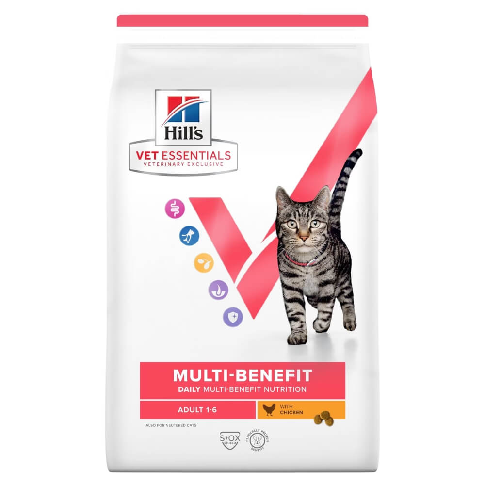 غذاي خشک گربه هيلز مدل Multi Benefit طعم مرغ وزن ۱.۵ کيلوگرم